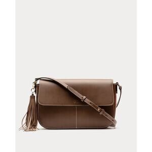 Frances Valentine Maddy Crossbody Natural Vachetta ~ Brown